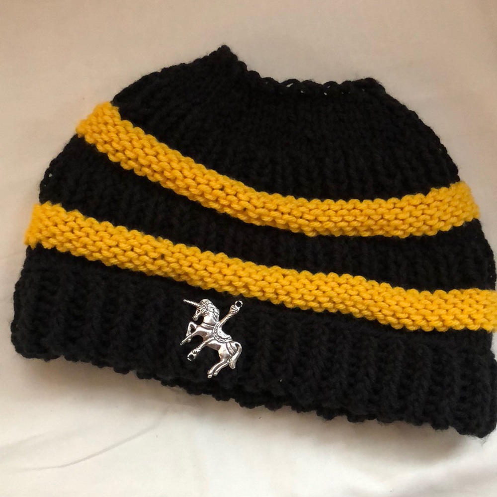 Custom Made Messy Bun Crochet Hat